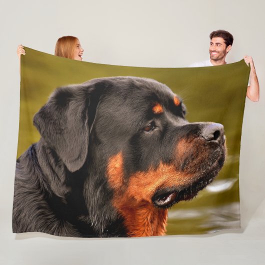 ROTWEILLER FLEECEDECKE (Beispiel)
