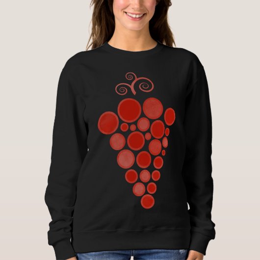 Rotwein 98 sweatshirt (Vorderseite)