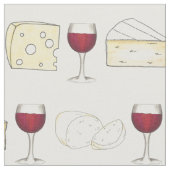 Rotwein Brie Schweizer Mozzarella Käse Degustation Stoff (Nahaufnahme)