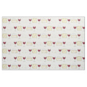Rotwein Brie Schweizer Mozzarella Käse Degustation Stoff (Fat Quarter (45,7 x 55,9 cm))