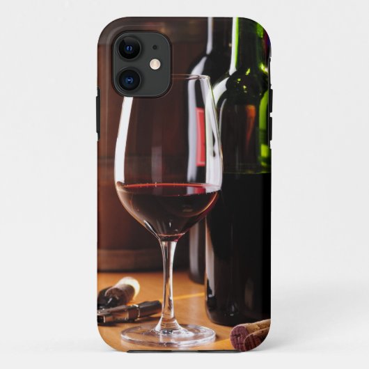 Rotwein Case-Mate iPhone Hülle (Rückseite)