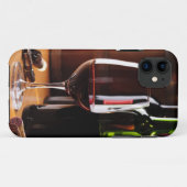 Rotwein Case-Mate iPhone Hülle (Rückseite (Horizontal))