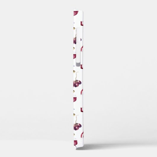 Rotwein Case-Mate iPhone Hülle (Rückseite / Links)