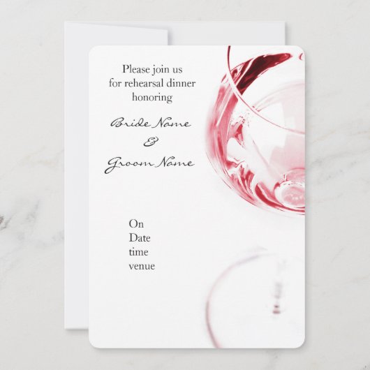 Rotwein Einladung (Rückseite)