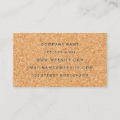 Rotwein Flasche | Korkgeschichte Visitenkarte (Rückseite)