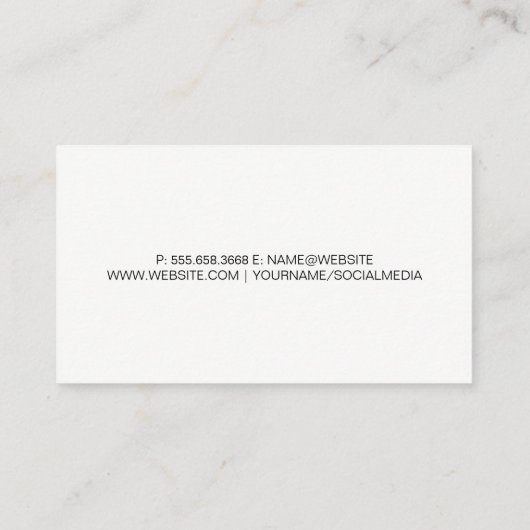 Rotwein Flasche Pour | Weinberg Visitenkarte (Rückseite)