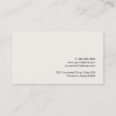 Rotwein Flasche Sommelier Visitenkarte (Rückseite)