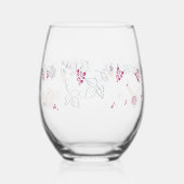 Rotwein Glas (Vorderseite)