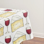 Rotwein Glas Brie Feinschmecker Druck Tablette Tischdecke (Beispiel)