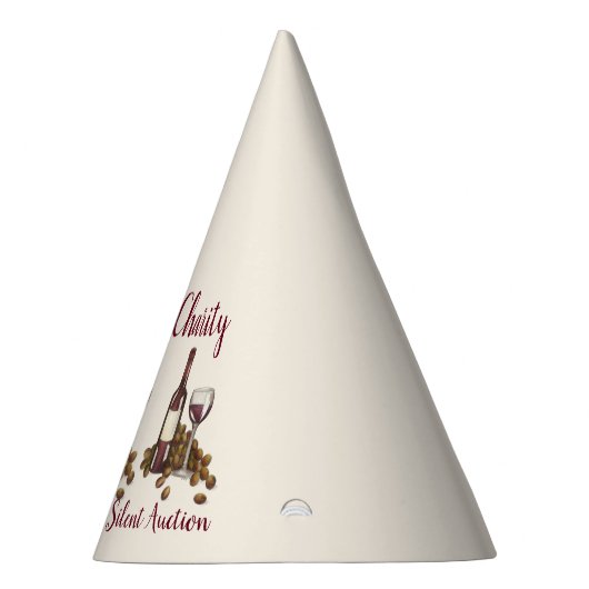 Rotwein Glas Flasche Weintrauben Weinbaubetrieb Partyhütchen (Rechts)