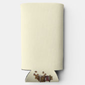 Rotwein Glas Flasche Weintrauben Weinbaubetrieb Selters Dosenkühler (Rückseite)