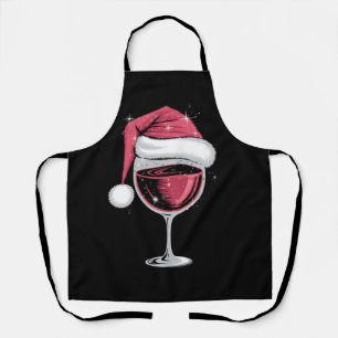 Rotwein Glas Weihnachten Lustiges Weihnachten Xmas Schürze
