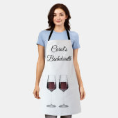 Rotwein-Gläser aus Junggeselinnen-Abschied Schürze (Getragen)