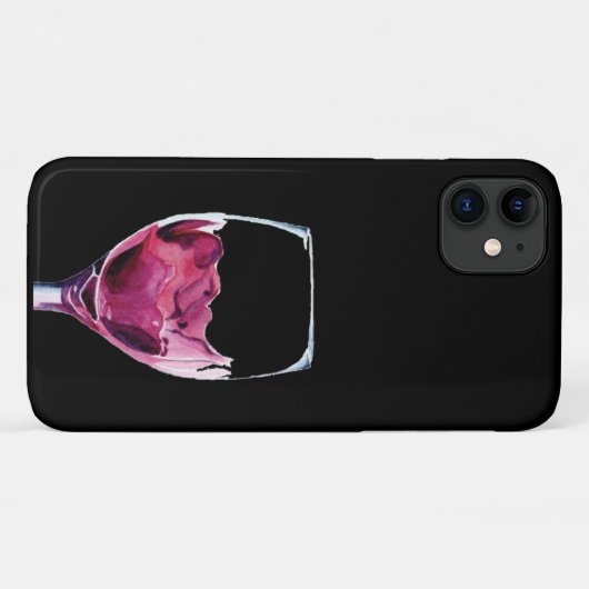 Rotwein Glaskohlengrube Case-Mate iPhone Hülle (Rückseite (Horizontal))