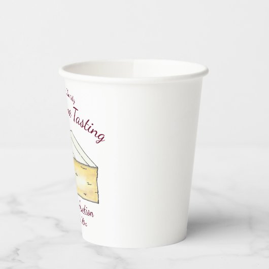 Rotwein Glass Brie Wohltätigkeit Degustation Pappbecher (Links)