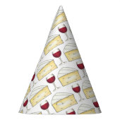 Rotwein Glass Brie Wohltätigkeit Degustation Partyhütchen (Links)