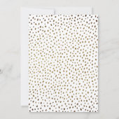 Rotwein Glass Glitzer Geburtstag Foto Dankeskarte (Rückseite)