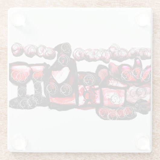 Rotwein Glasuntersetzer (Rückseite)