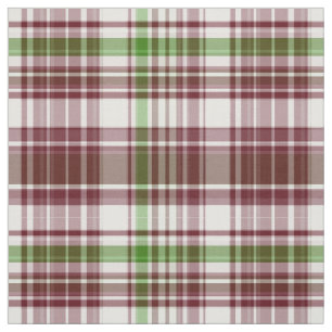 Rotwein, Grün-Preppy Madras-Art kariertes Sz6 Stoff