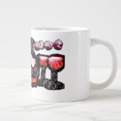 Rotwein Jumbo-Tasse (Rechts)