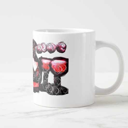 Rotwein Jumbo-Tasse (Rechts)