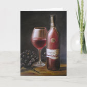 Rotwein Karte (Vorderseite)