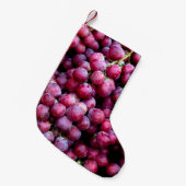Rotwein Kleiner Weihnachtsstrumpf (Vorderansicht (hängend))