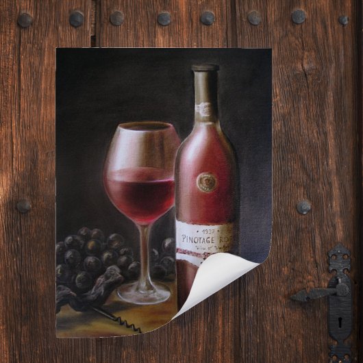 Rotwein - Kunstdruck Poster