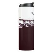 Rotwein, lila thermosbecher (Nach links gedreht)