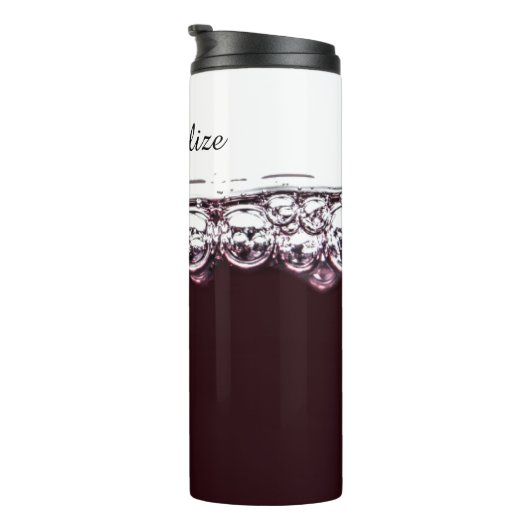 Rotwein, lila thermosbecher (Nach rechts gedreht)