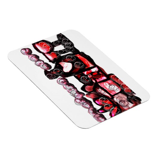 Rotwein Magnet (Rechte Seite)