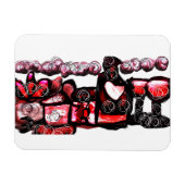 Rotwein Magnet (Horizontal)