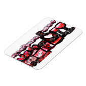 Rotwein Magnet (Linke Seite)