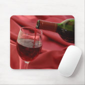 Rotwein Mousepad (Mit Mouse)