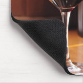 Rotwein Mousepad (Ecke)