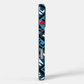 Rotwein-Muster Case-Mate iPhone Hülle (Rückseite / Rechts)