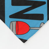 Rotwein-Muster Fleecedecke (Ecke)