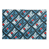 Rotwein-Muster Kissenbezug (Rückseite)