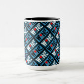 Rotwein-Muster Tasse (Zentrum)