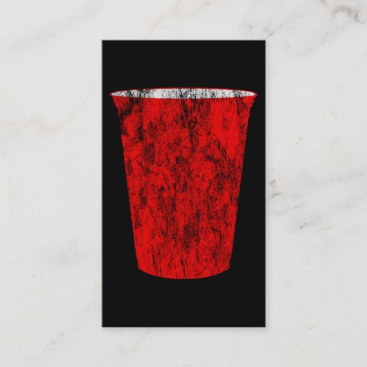 Rotwein-Party Visitenkarte (Vorderseite)