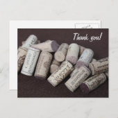 Rotwein Postkarte (Vorne/Hinten)