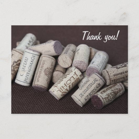 Rotwein Postkarte (Vorderseite)