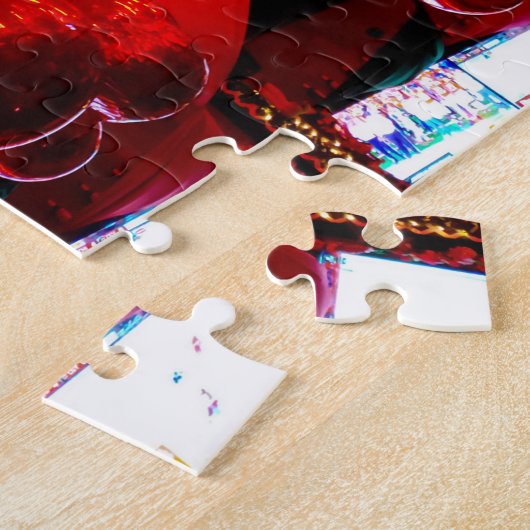 Rotwein Puzzle (Seite)