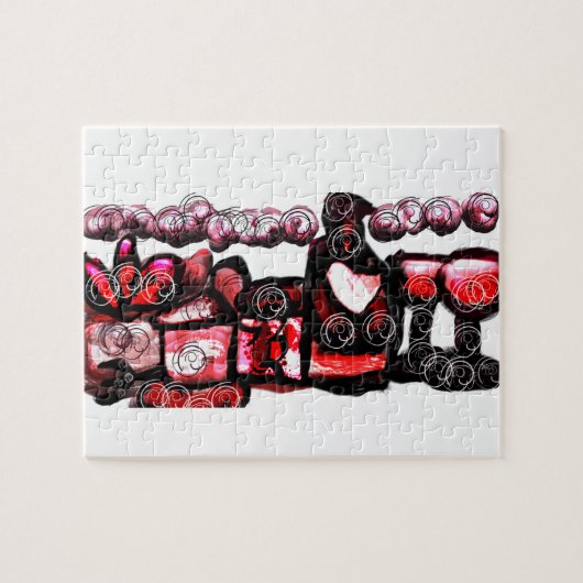 Rotwein Puzzle (Horizontal)