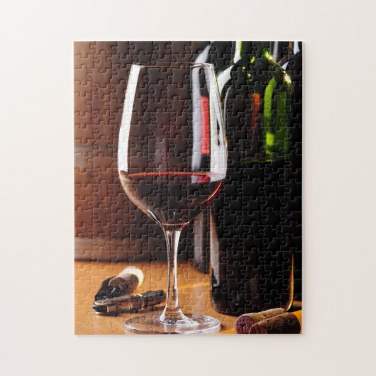 Rotwein Puzzle (Vertikal)