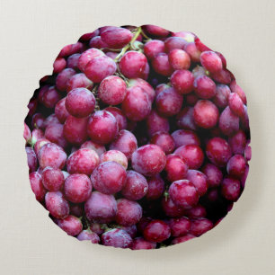 Rotwein Rundes Kissen