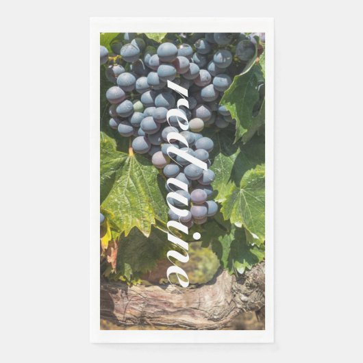 Rotwein Serviette (Vorderseite)