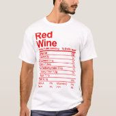 Rotwein T-Shirt (Vorderseite)