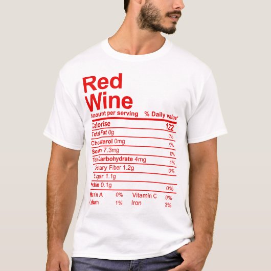 Rotwein T-Shirt (Vorderseite)