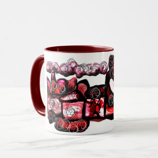 Rotwein Tasse (Vorderseite Links)